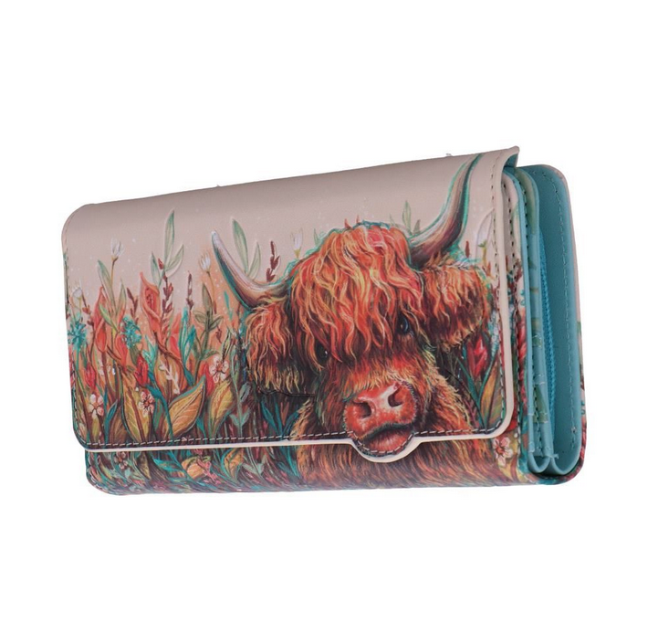 Highand Cow Magnetic Purse