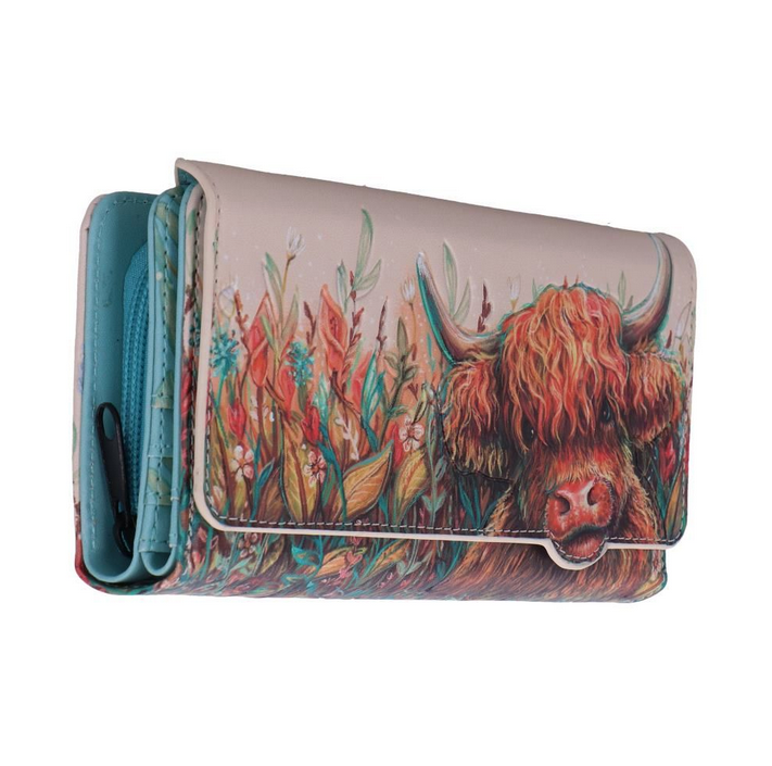 Highand Cow Magnetic Purse