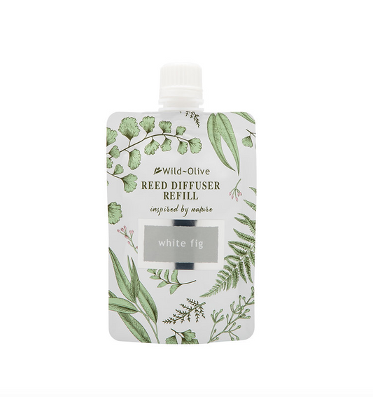 White Fig 100ml Diffuser Refill Pouch.