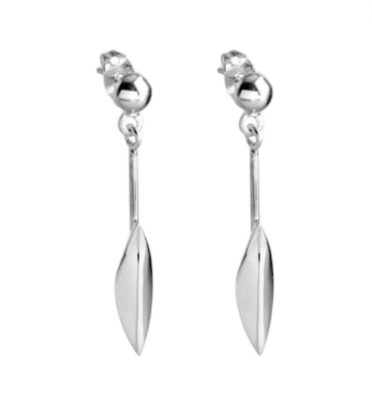 Bamboo Sterling Silver Earrings