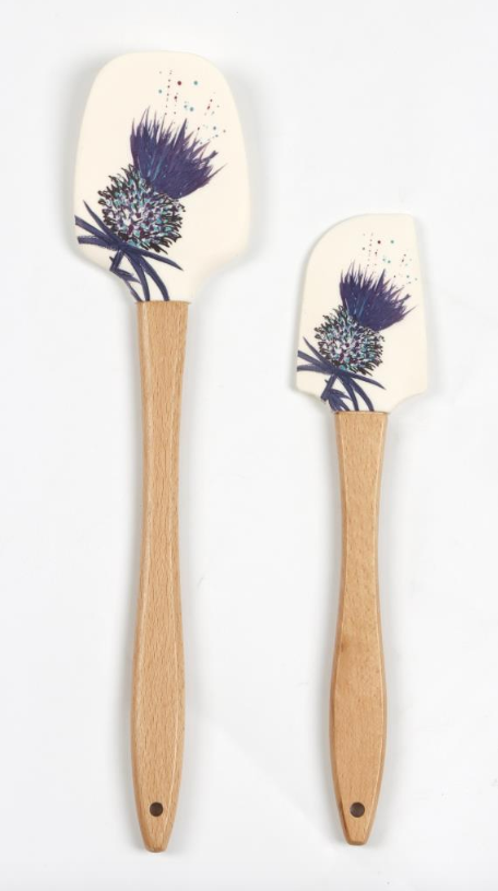 Bramble Thistle Set Of 2 Spatulas