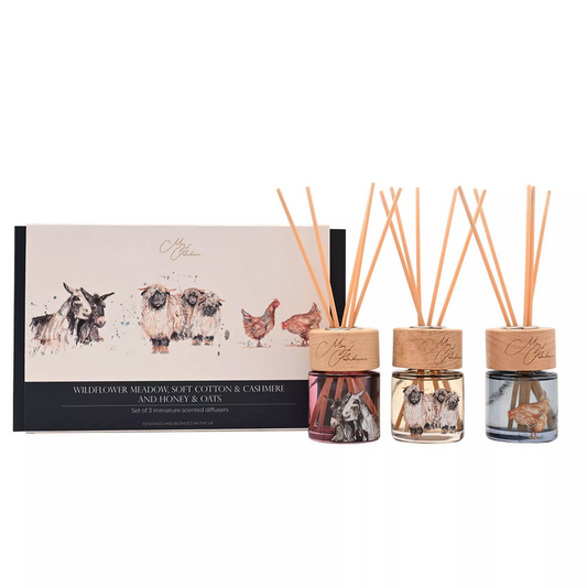 Set Of 3 Mini Diffusers - The Farm