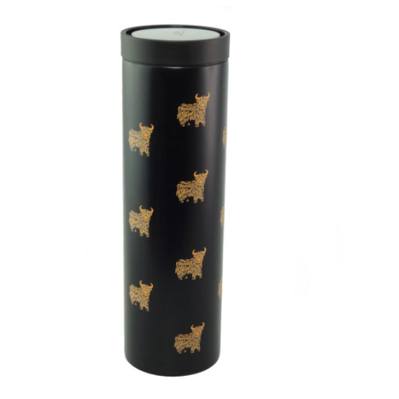 Highland Cow Insulated Stainless Steel Flask 500ml