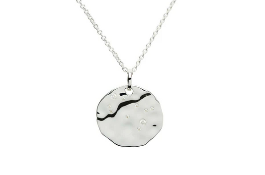 Sterling Silver Gemini Birthday Necklace