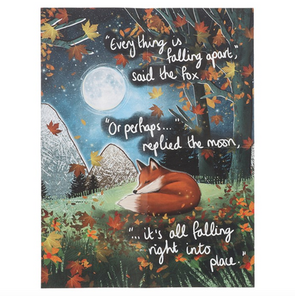 Fox Under The Moon 200 Piece Double Sided Jigsaw Puzzle - Hope