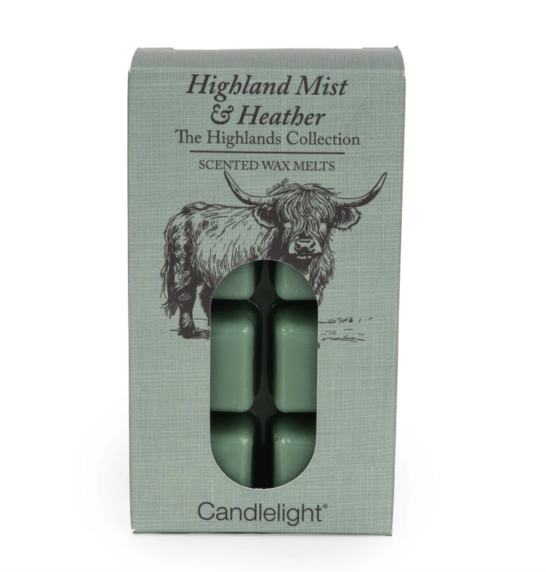 Set Of 8 Wax Melts - Heather & Highland Mist