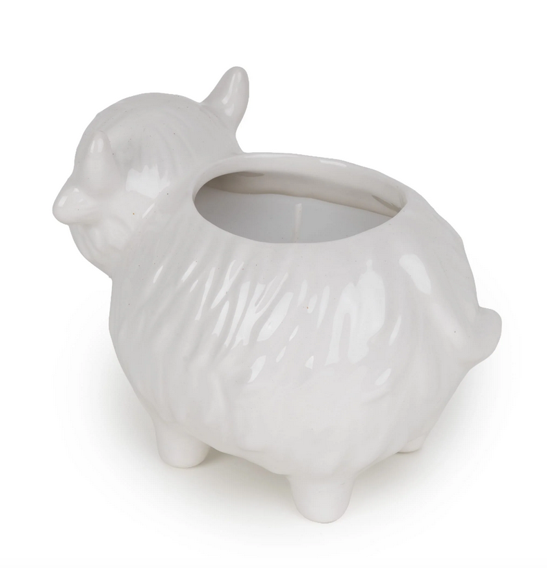 Highland Cow Candle Holder - Heather & Highland Mist