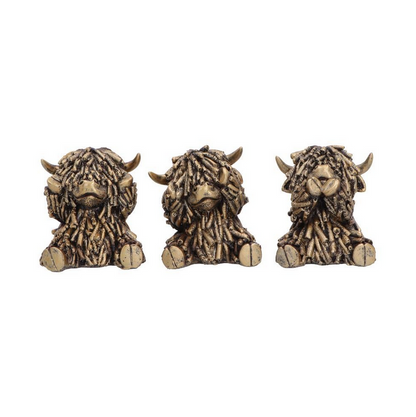 Three Wise Cows - Gold