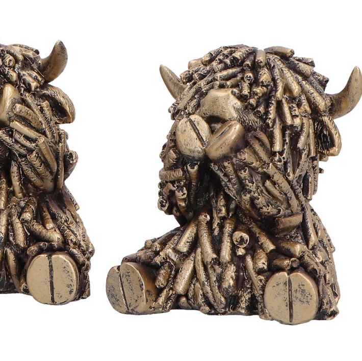 Three Wise Cows - Gold