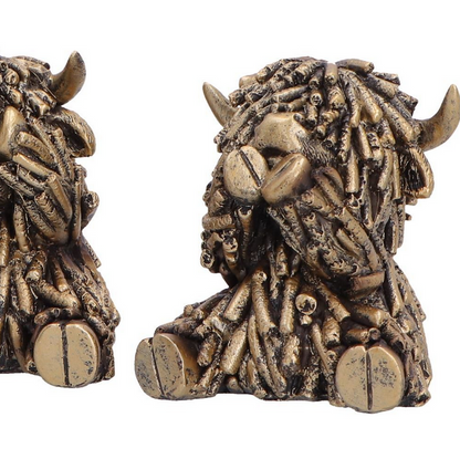 Three Wise Cows - Gold