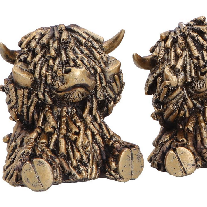 Three Wise Cows - Gold