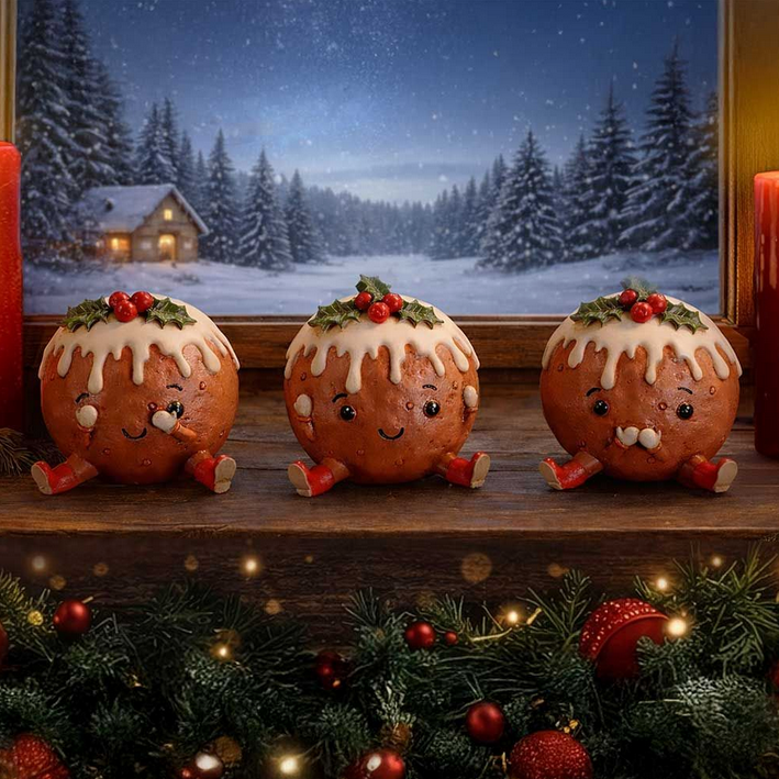 Three Wise Christmas Puddings