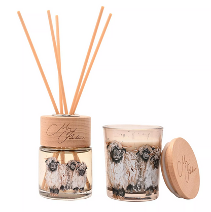 Sheep Candle & Diffuser Gift Set - Cashmere & Wool