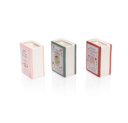 Cosy Chapter Book Vase - 3 Styles Available