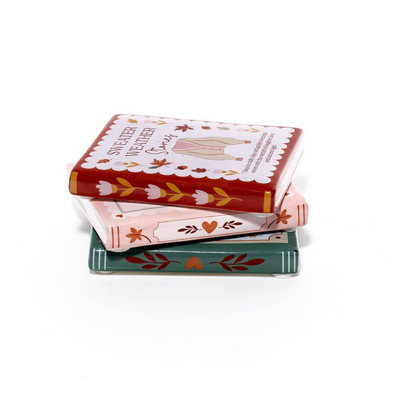 Cosy Chapter Book Coaster - 3 Styles Available