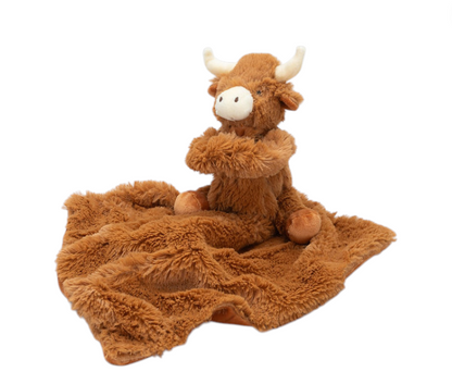 Brown Longhorn Highland Cow Soother