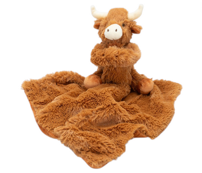 Brown Longhorn Highland Cow Soother