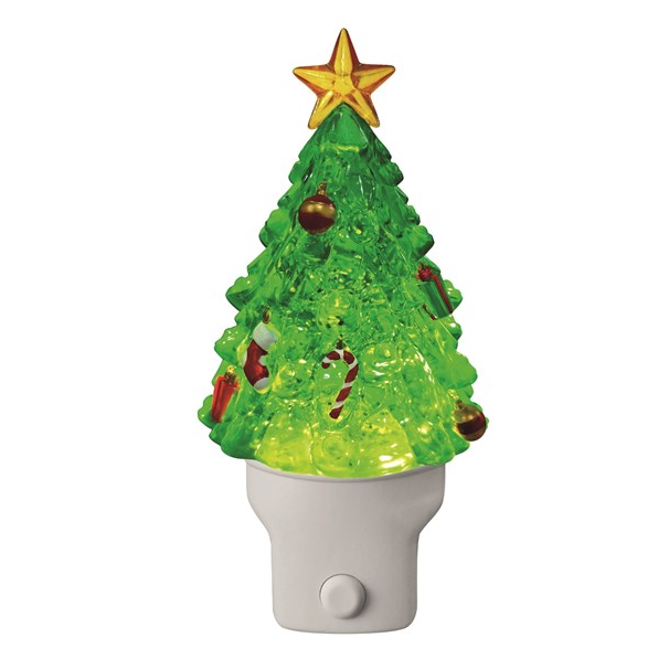 Christmas Tree Night Light Spinner