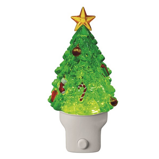 Christmas Tree Night Light Spinner