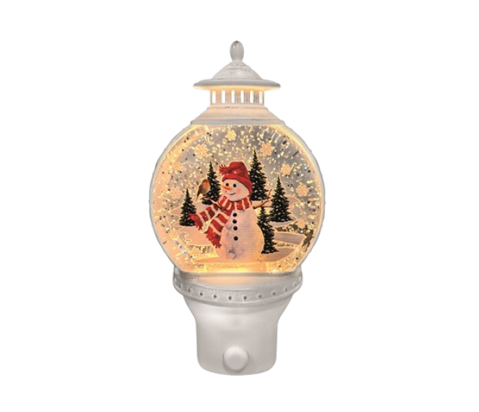 Domed Snowman Night Light Spinner
