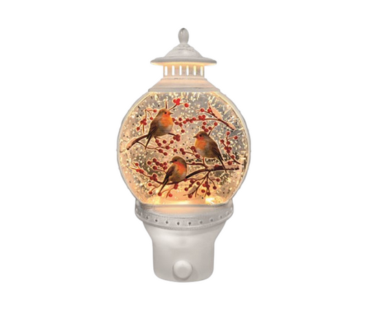 Domed Robin Night Light Spinner