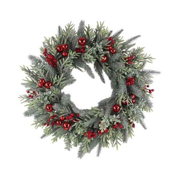 Red Berries Wreath - 60cm
