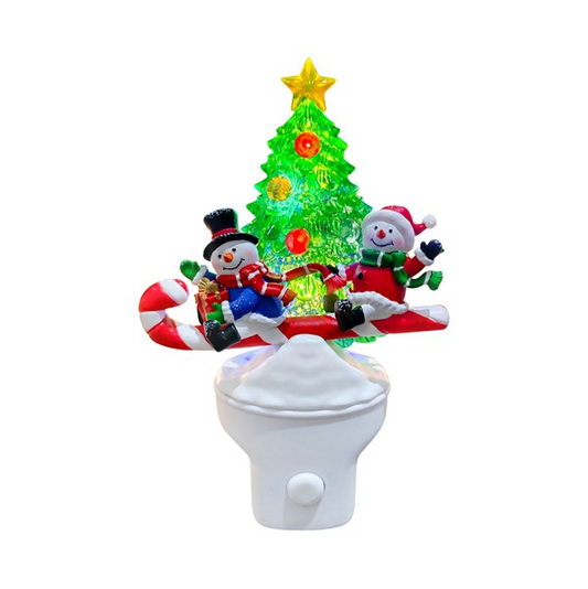 Snowman Christmas Tree Night Light