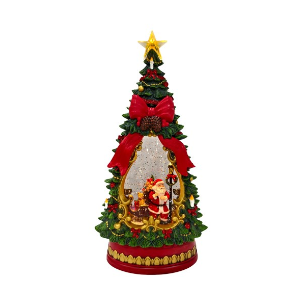 Large Santa Christmas Tree Spinner 34cm