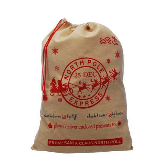 "North Pole Express" Present Sack