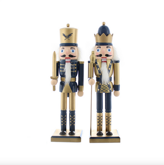 Dark Blue & Gold Nutcracker
