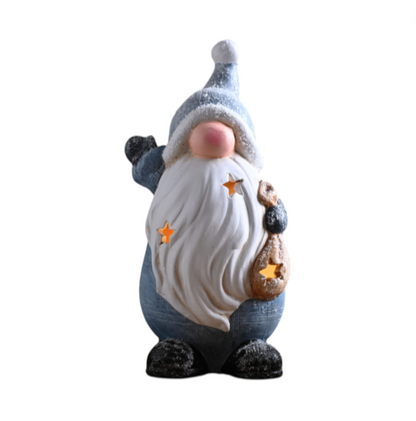21cm Ceramic LED Gonk With Present Sack