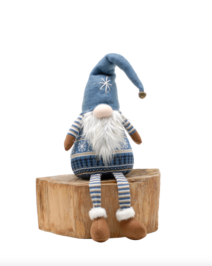 71cm Dangly Leg Fabric Blue Nordic Gonk