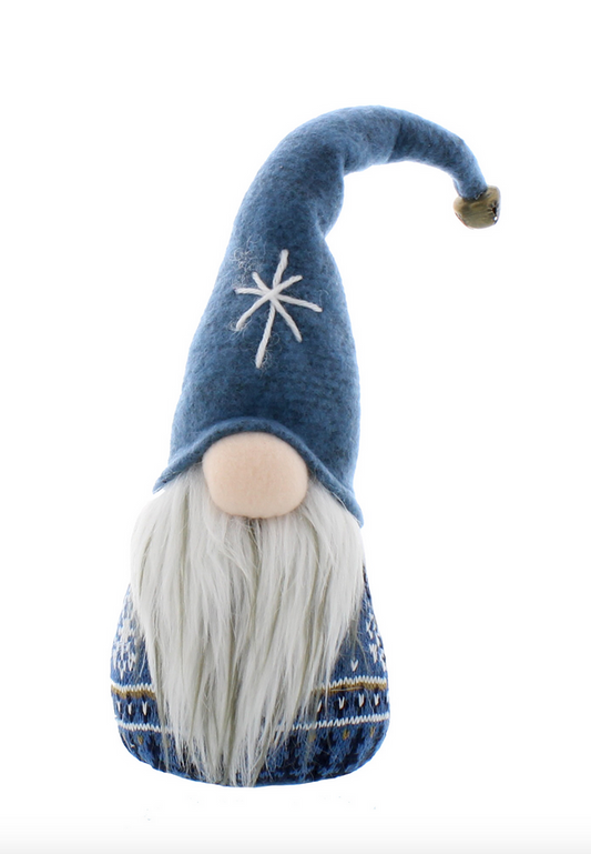 33cm Sitting Fabric Blue Nordic Gonk