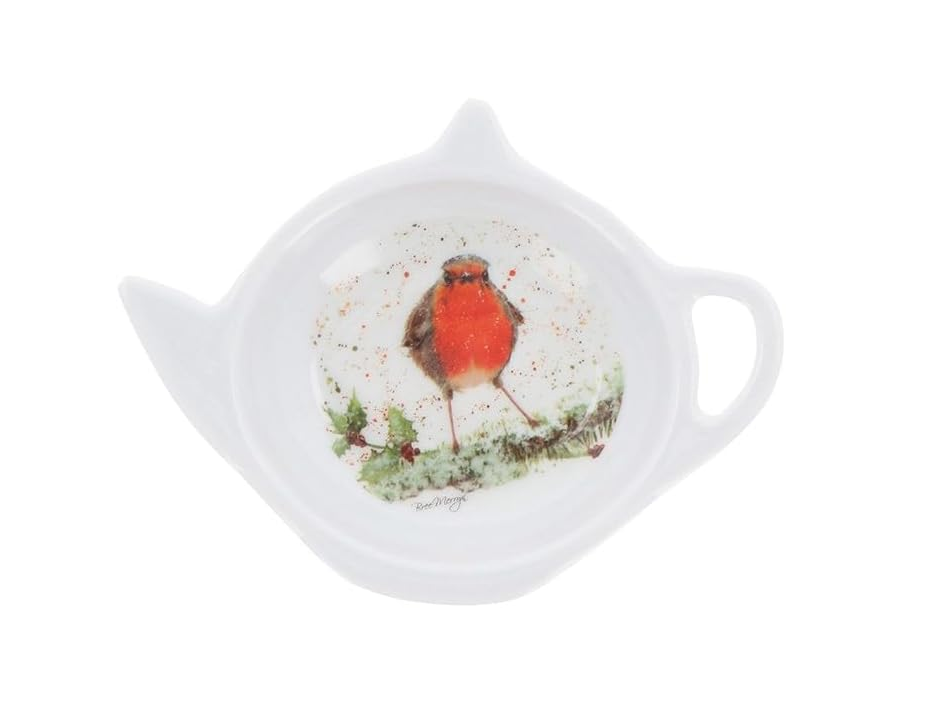 Robin Christmas Tea Bag Tidy