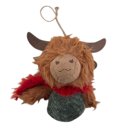 Green Cow Christmas Hanger