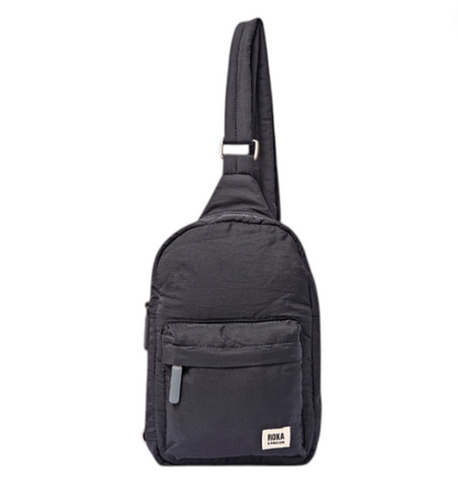 Roka Puffy Black Willesden Sling Bag