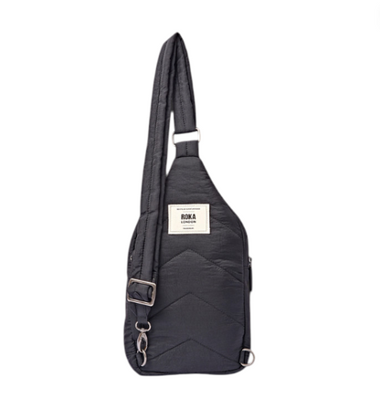 Roka Puffy Black Willesden Sling Bag