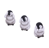 Three Wise Penguins - Hear No, Speak No, See No Evil Figurines