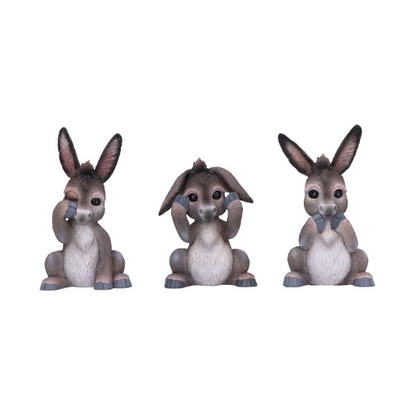 Three Wise Donkeys