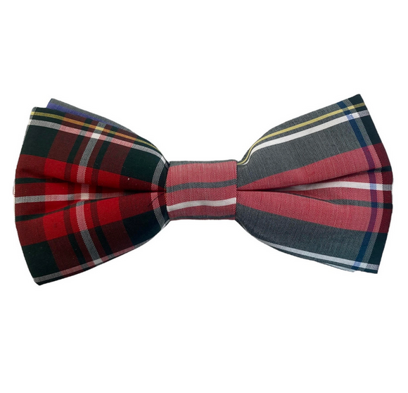 100% Traditional Stewart Dress Modern Scottish Tartan Silk Bow Tie
