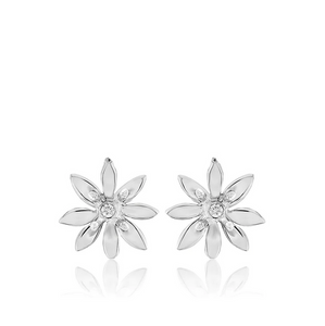 Stunning Scottish Allium Flower Sterling Silver Stud Earrings