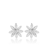 Stunning Scottish Allium Flower Sterling Silver Stud Earrings