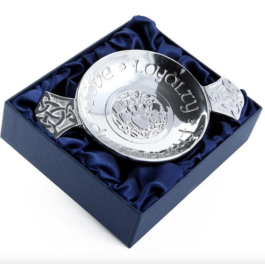Irish Claddagh Pewter Quaich