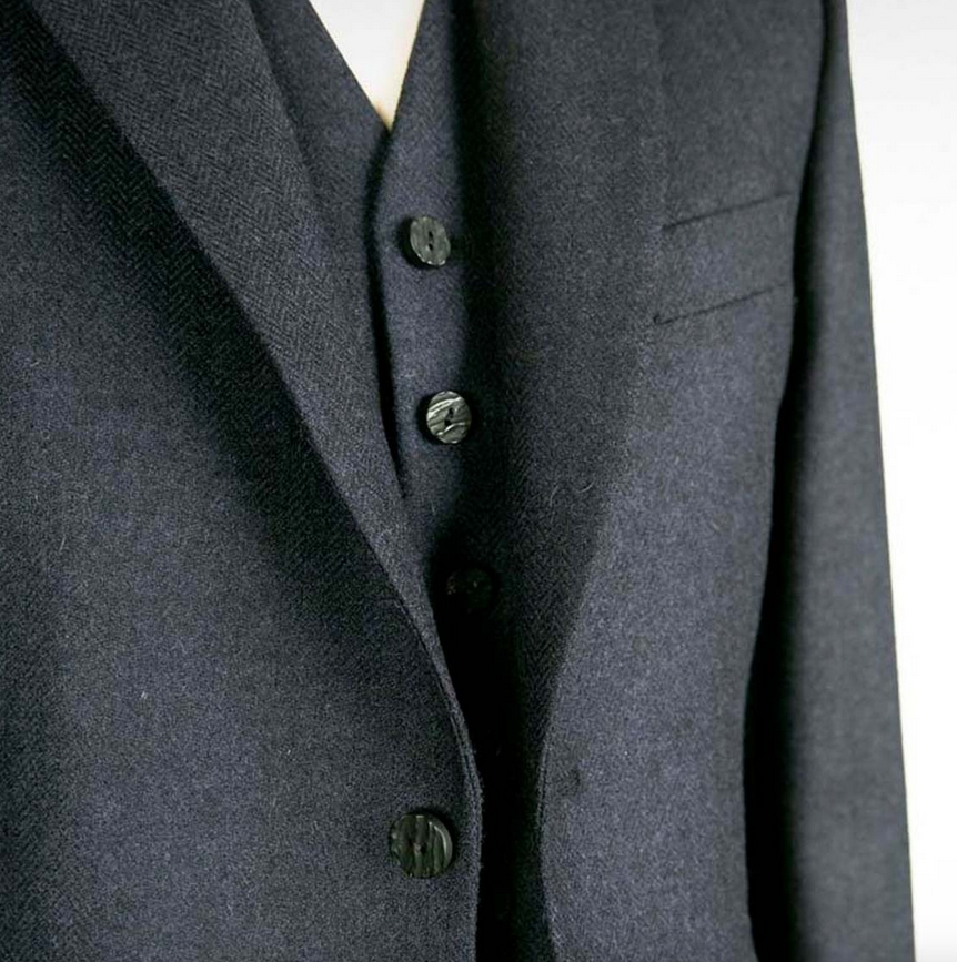 Pride Contemporary Midnight Tweed Jacket & Waistcoat