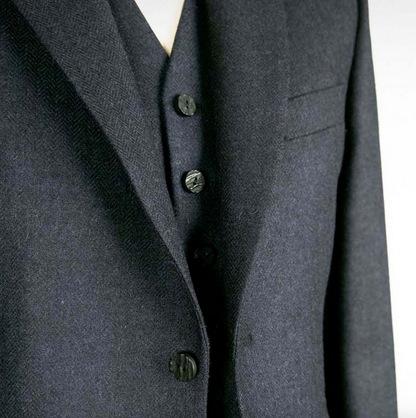 Pride Contemporary Midnight Tweed Jacket & Waistcoat