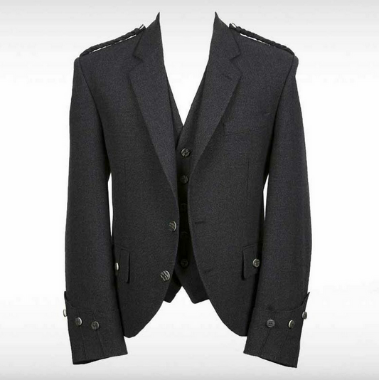 Pride Charcoal Argyll Jacket & Waistcoat