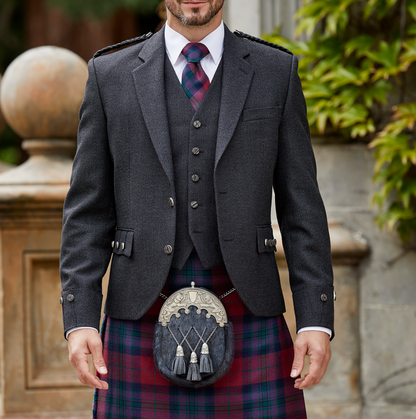 Pride Charcoal Argyll Jacket & Waistcoat