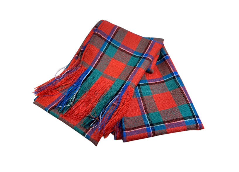 Full Fringed Sash - Sinclair Red Ancient