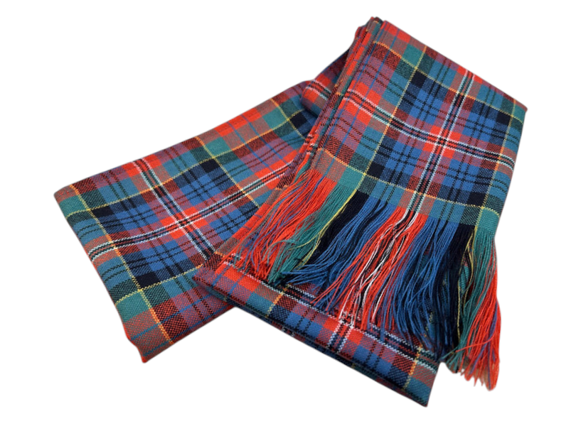 Full Fringed Sash - MacPherson Red Ancient