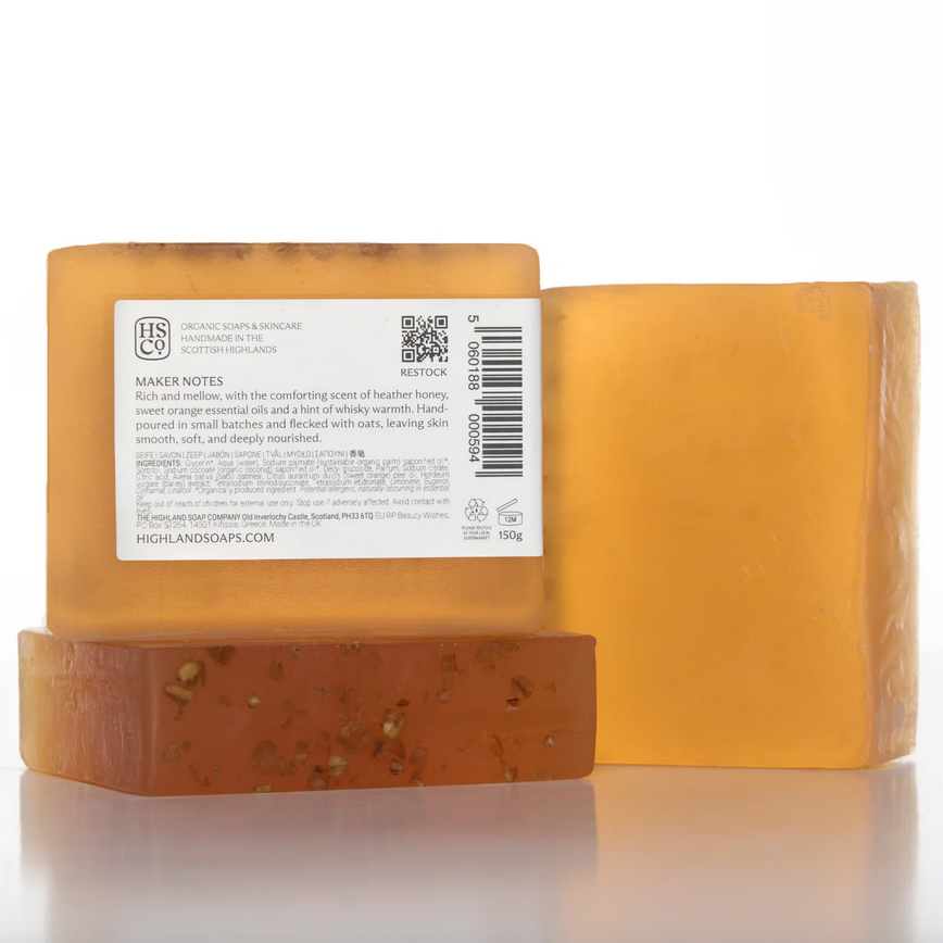 Highland Soap - Whisky & Honey Soap Bar